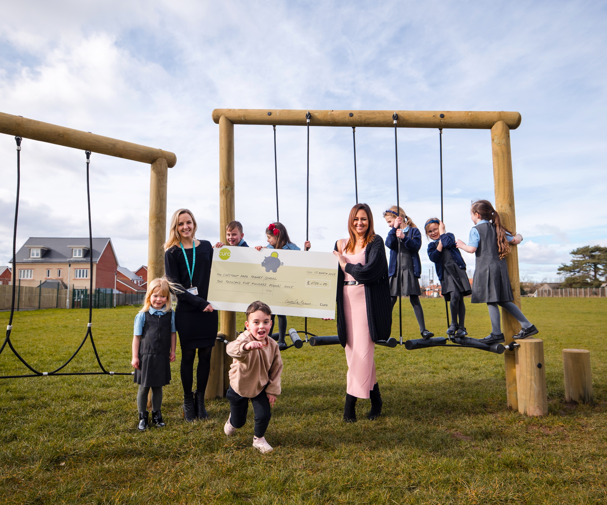  Donation to Yatton school means new play area for local children 