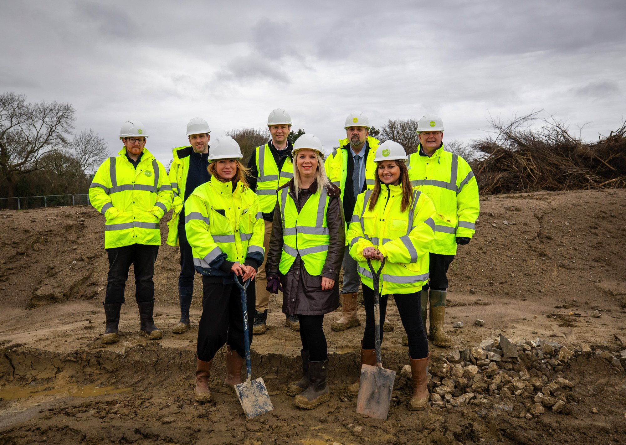 Curo Marks First Foundations at Withies Green