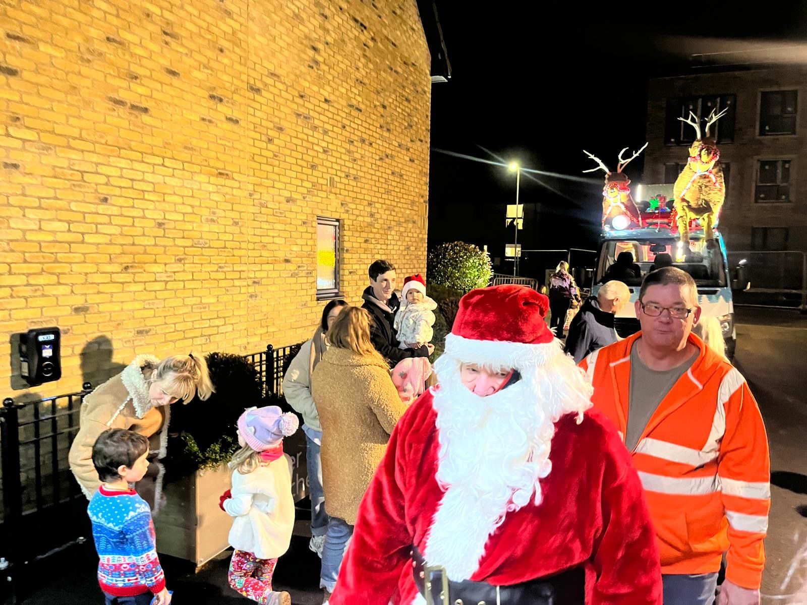 Santa Brings Festive Cheer to Keyford Meadows