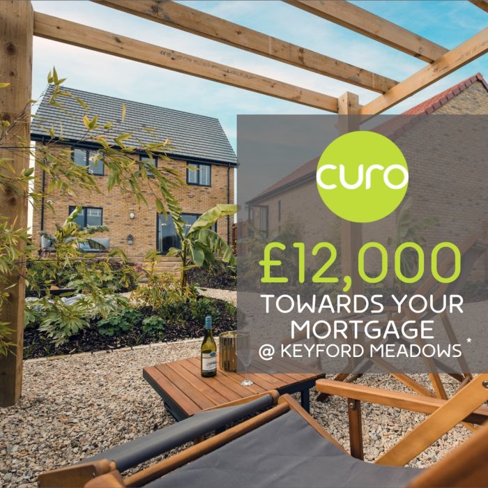 £12,000 towards your mortgage at Keyford Meadows